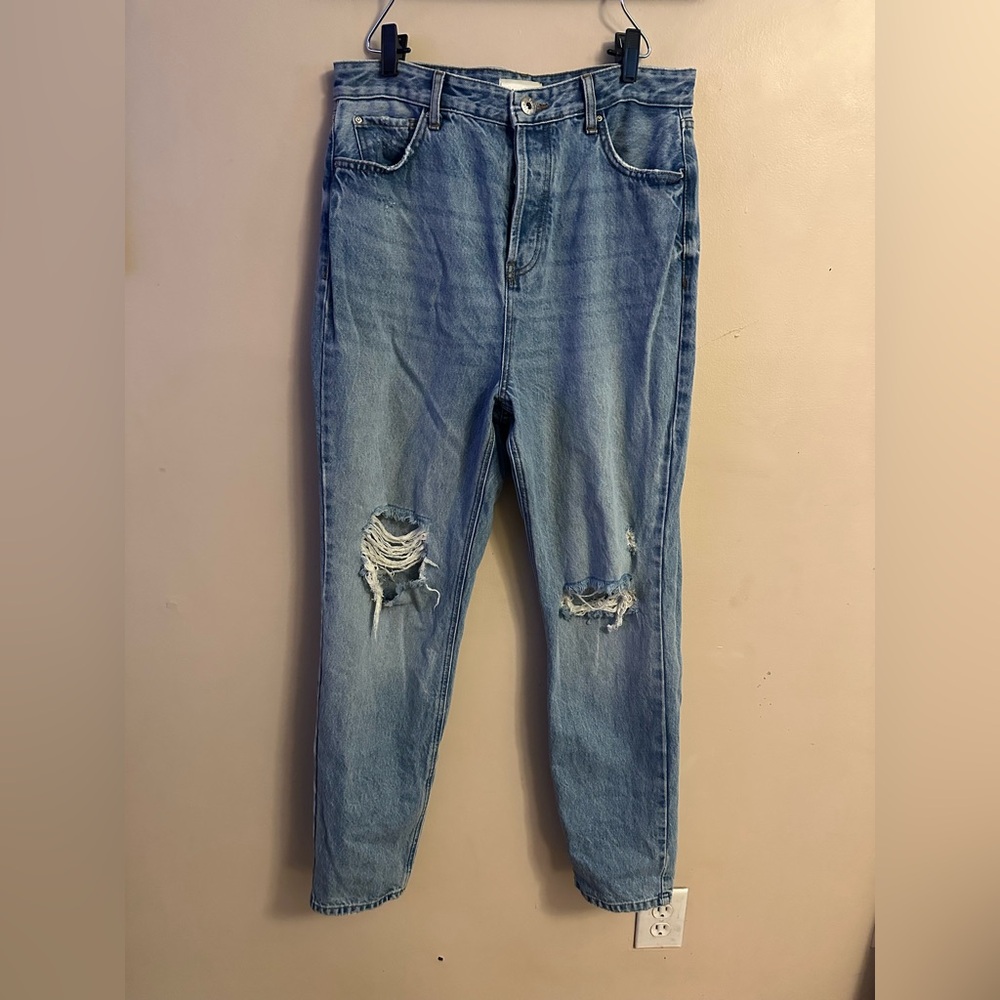 River Island Blue Jeans Distressed